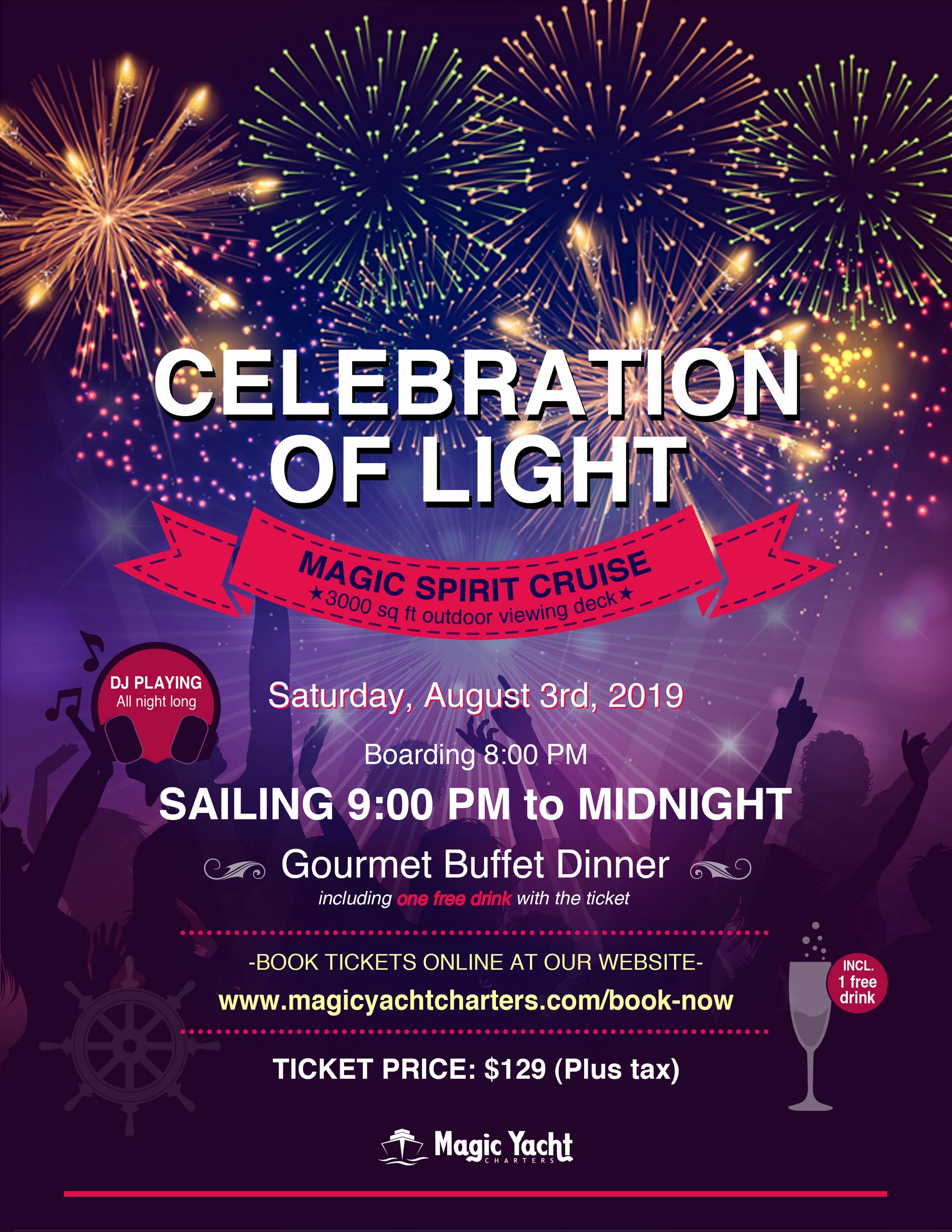 Celebration of Light 2019 Poster